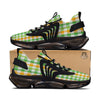 St. Patrick's Day Plaid Print Black Gym Shoes-grizzshop