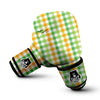 St. Patrick's Day Plaid Print Boxing Gloves-grizzshop