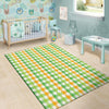 St. Patrick's Day Plaid Print Floor Mat-grizzshop