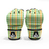 St. Patrick's Day Plaid Print MMA Gloves-grizzshop