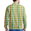 St. Patrick's Day Plaid Print Men's Sweatshirt-grizzshop