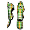 St. Patrick's Day Plaid Print Muay Thai Shin Guards-grizzshop