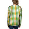 St. Patrick's Day Plaid Print Women's Sweatshirt-grizzshop