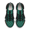 St. Patrick's Day Polka Dot Irish Print Black Gym Shoes-grizzshop