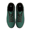 St. Patrick's Day Polka Dot Irish Print Black Low Top Sneakers-grizzshop