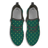 St. Patrick's Day Polka Dot Irish Print Black Walking Shoes-grizzshop