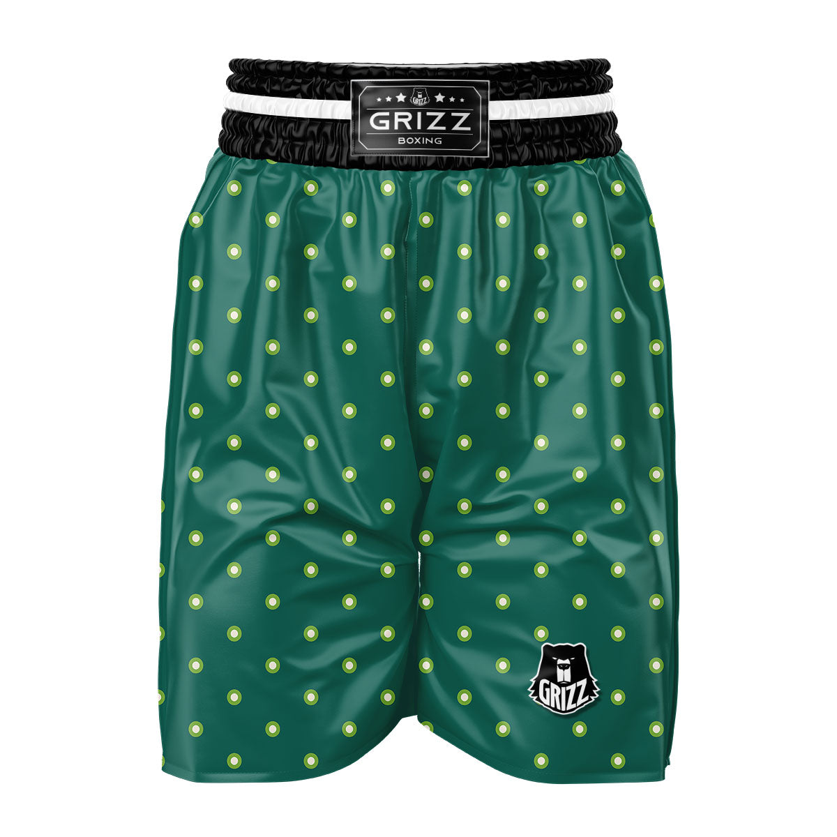 St. Patrick's Day Polka Dot Irish Print Boxing Shorts-grizzshop