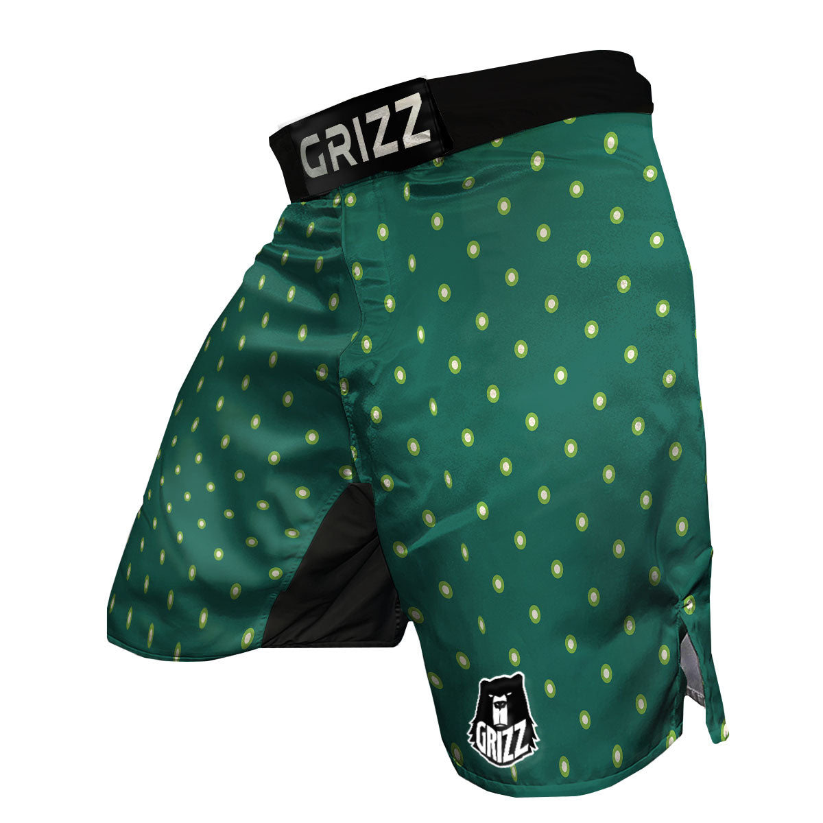 St. Patrick's Day Polka Dot Irish Print MMA Shorts-grizzshop