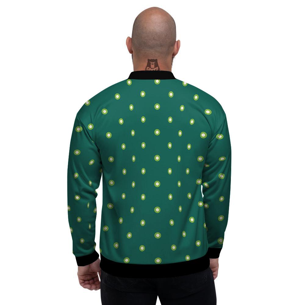 St. Patrick's Day Polka Dot Irish Print Men's Bomber Jacket-grizzshop