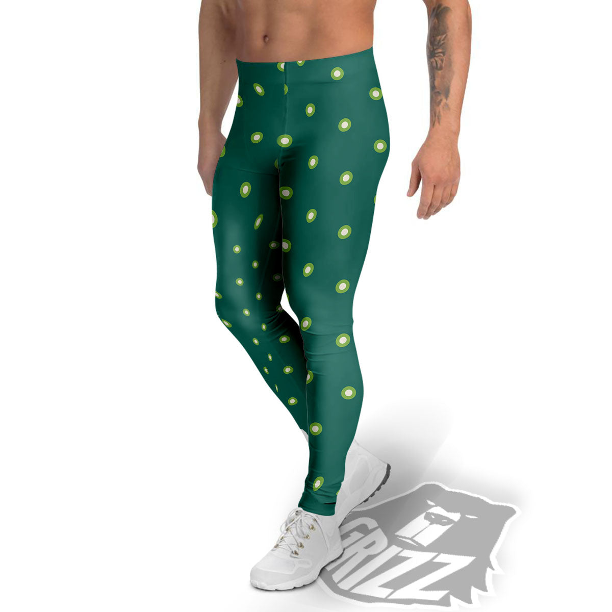 St. Patrick's Day Polka Dot Irish Print Men's Leggings-grizzshop