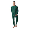 St. Patrick's Day Polka Dot Irish Print Men's Pajamas-grizzshop