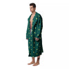 St. Patrick's Day Polka Dot Irish Print Men's Robe-grizzshop