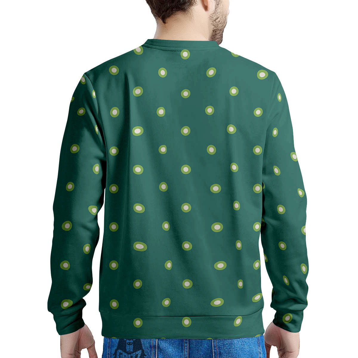 St. Patrick's Day Polka Dot Irish Print Men's Sweatshirt-grizzshop