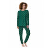 St. Patrick's Day Polka Dot Irish Print Women's Pajamas-grizzshop