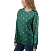 St. Patrick's Day Polka Dot Irish Print Women's Sweatshirt-grizzshop