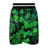 St. Patrick's Day Shamrock Clover Print Boxing Shorts-grizzshop