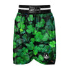 St. Patrick's Day Shamrock Clover Print Boxing Shorts-grizzshop