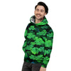 St. Patrick's Day Shamrock Clover Print Men's Hoodie-grizzshop