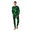 St. Patrick's Day Shamrock Clover Print Men's Pajamas-grizzshop