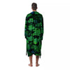 St. Patrick's Day Shamrock Clover Print Men's Robe-grizzshop