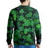 St. Patrick's Day Shamrock Clover Print Men's Sweatshirt-grizzshop