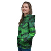 St. Patrick's Day Shamrock Clover Print Women's Hoodie-grizzshop