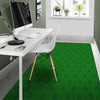 St. Patrick's Day Shamrock Green Print Pattern Floor Mat-grizzshop