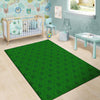 St. Patrick's Day Shamrock Green Print Pattern Floor Mat-grizzshop