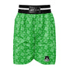 St. Patrick's Day Shamrock Leaf Print Pattern Boxing Shorts-grizzshop