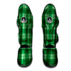 St. Patrick's Day Shamrock Plaid Print Pattern Muay Thai Shin Guards-grizzshop