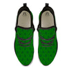 St. Patrick's Day Shamrock Print Pattern Black Athletic Shoes-grizzshop