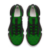 St. Patrick's Day Shamrock Print Pattern Black Gym Shoes-grizzshop