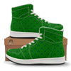 St. Patrick's Day Shamrock Print Pattern High Top Sneakers-grizzshop