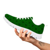 St. Patrick's Day Shamrock Print Pattern White Sneaker-grizzshop