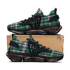 St. Patrick's Day Tartan Shamrock Print Pattern Black Gym Shoes-grizzshop