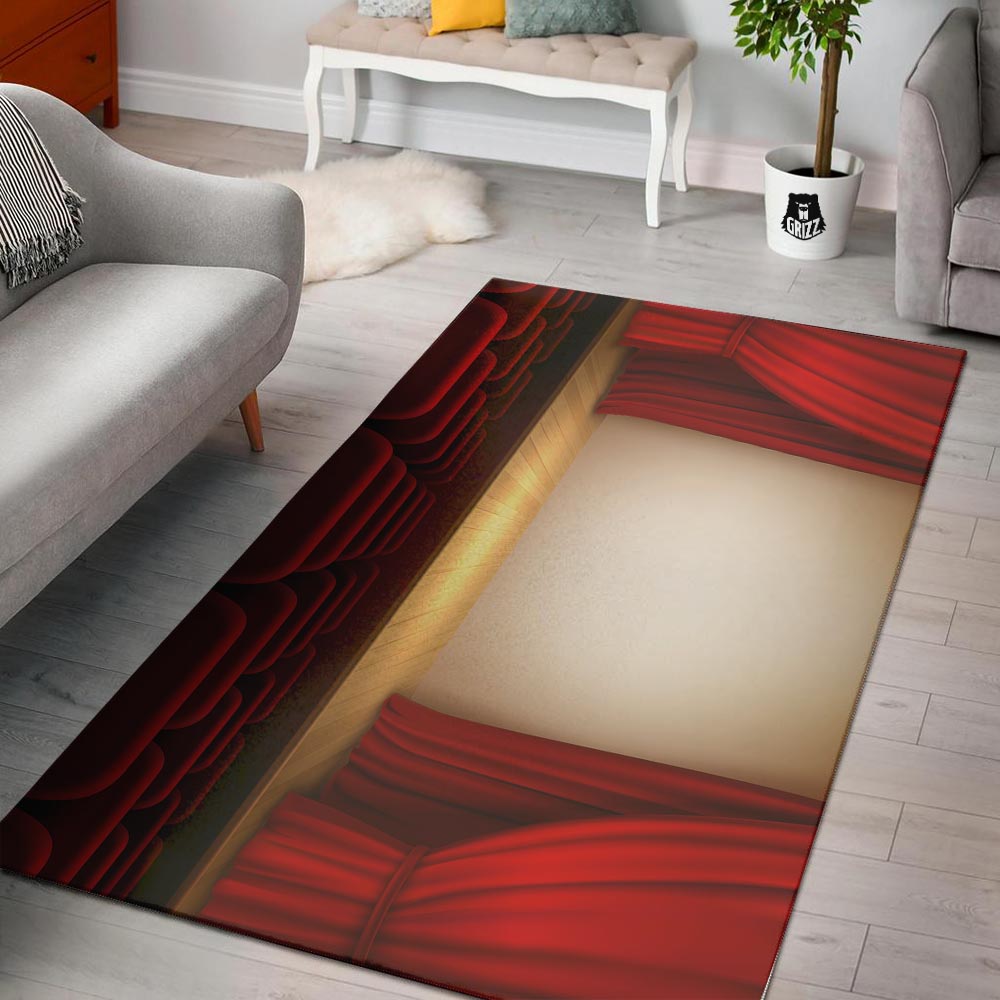 Stage Theater Print Floor Mat-grizzshop