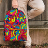 Stained Glass Psychedelic Trippy Backpack-grizzshop