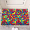 Stained Glass Psychedelic Trippy Door Mat-grizzshop