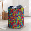 Stained Glass Psychedelic Trippy Laundry Basket-grizzshop