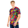 Stained Glass Psychedelic Trippy Men T Shirt-grizzshop