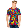 Stained Glass Psychedelic Trippy Men T Shirt-grizzshop