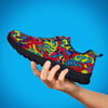 Stained Glass Psychedelic Trippy Men's Sneakers-grizzshop