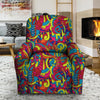 Stained Glass Psychedelic Trippy Recliner Cover-grizzshop