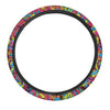 Stained Glass Psychedelic Trippy Steering Wheel Cover-grizzshop