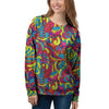 Stained Glass Psychedelic Trippy Women's Sweatshirt-grizzshop