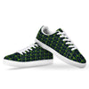 Star And Christmas Tree Print Pattern White Low Top Sneakers-grizzshop