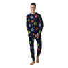 Star And Owl Print Pattern Men's Pajamas-grizzshop