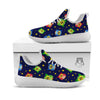 Star And Owl Print Pattern White Athletic Shoes-grizzshop