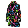 Star Colorful Pattern Print Women Long Robe-grizzshop