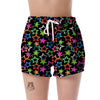 Star Colorful Pattern Print Women's Shorts-grizzshop